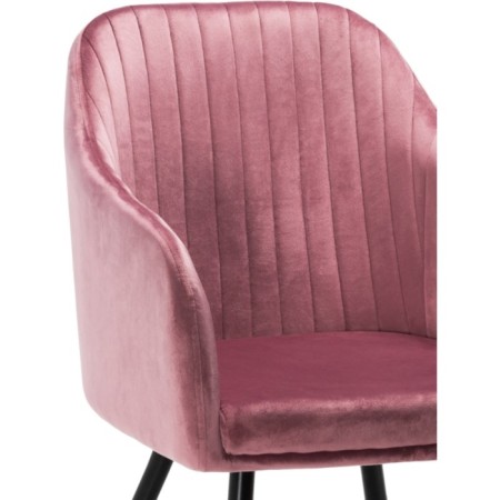 SLAM SLAM Metal/velor, black/pink 53x60x82 cm-6