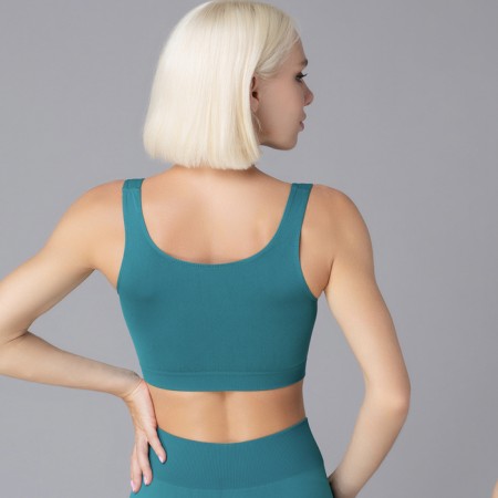 Top female, turquoise color, size 42-46 (S-M)-2