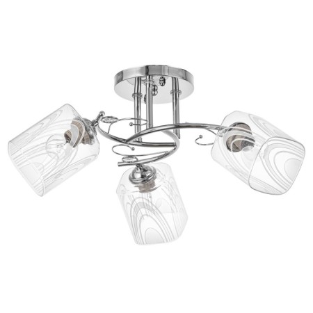 Chandelier "Melody" 3x60W e27 chrome