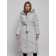 Coat insulated winter female, size 44, color light gray