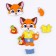 Board game on Velcro "Foxes"