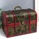 Casket Wood Equamable "Flowers and Bamboo" chest mix 15x22x15.5 cm