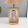 Table lamp with a photo frame 10x15cm (plastic insert) 20x20x35cm