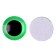 Elose -based eyes, set of 10 pcs., Size 1 pc. - 18 mm, green color