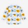 A blouse for a boy “Bear”, white/yellow color, height 62 cm