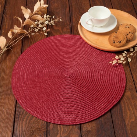 Serving shade "Classic", color red, d 38 cm
