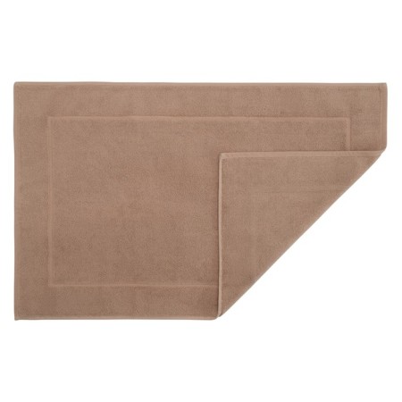 Bathroom mat, size 50x80 cm, light brown color-2