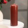 Candle - cylinder, 4 × 12 cm, 15 hours, chestnut