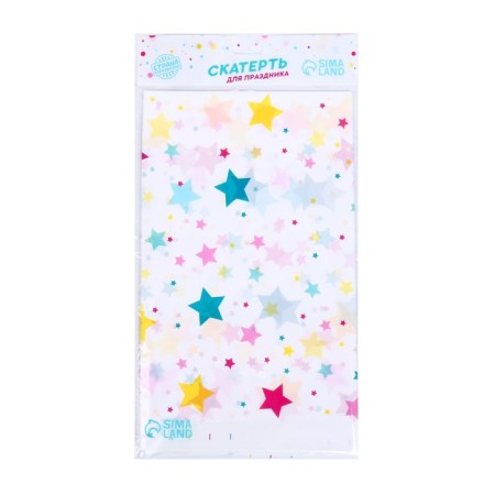 Single tablecloth "Stars" 137 × 180cm-1