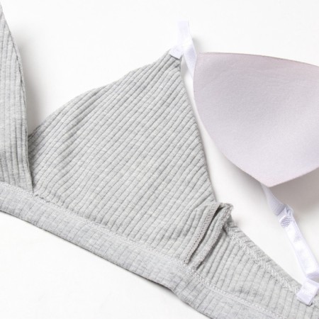 Female set (top, panties) Gray color, size 44-46-13