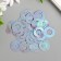 Sequins "circle in the ring" Lilac set 30 g d = 2 cm