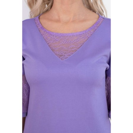 Female dress, size 44, purple color-9