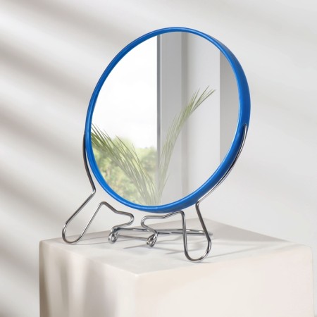 Desktop mirror - suspended, bilateral, with an increase, D mirror surface 14 cm, color mix