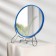 Desktop mirror - suspended, bilateral, with an increase, D mirror surface 14 cm, color mix