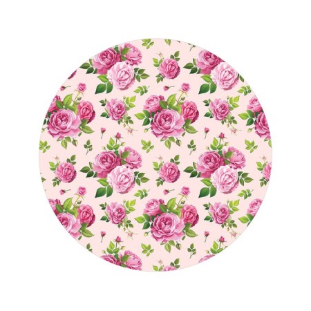 Pareo and beach rug "Flower tenderness", d = 150 cm-1