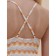 Swimsuit for girls, height 128-134 cm, orange color