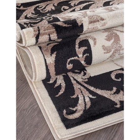 Rectangular carpet Merinos colizey, size 100x200 cm, color Cream-Black-2