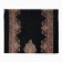 Female textile scarf, black/beige, rr 50*160