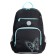 School backpack, 40 x 25 x 13 cm, Grizzly, ergonomic back, laptop department, black/turquoise