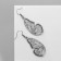 Earrings "Butterflies" Wings, black color in black silver