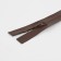 Lightning “Spiral”, No. 7, detachable, waterproof, automatic lock, 60 cm, brown color