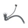 Kitchen sink Gerhans K34444, Sredal, 440 x 440 x 220 mm, thickness 1.0 mm, with siphone