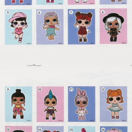 Developing coloring with stickers and cutting L.O.L Surprise!, 16 p.-4