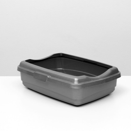 The tray is large with the side of Atlantis Lux, 43 x 33 x 12.5 cm, silver, silver,