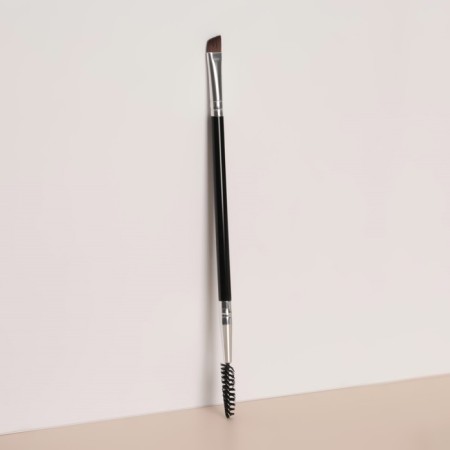Makeup brush, bilateral, with a brush, 18 (+/- 1) cm, black color-1