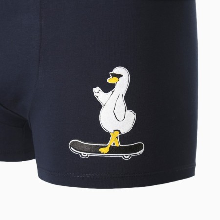Panties men's boxers "goose", dark blue color, size 46-5
