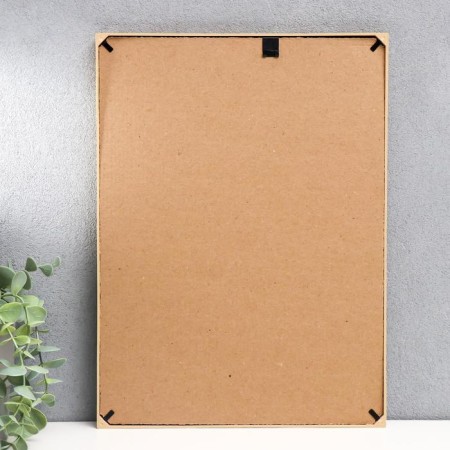 Photo frame plastic L-6 21x30 cm beige (plastic screen)-2