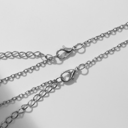 Best Friends “Uzolnutors” pendants, flowers, colored in silver, 45 cm-4
