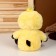 Soft toy "Dog" in a suit duck, 30 cm, yellow color