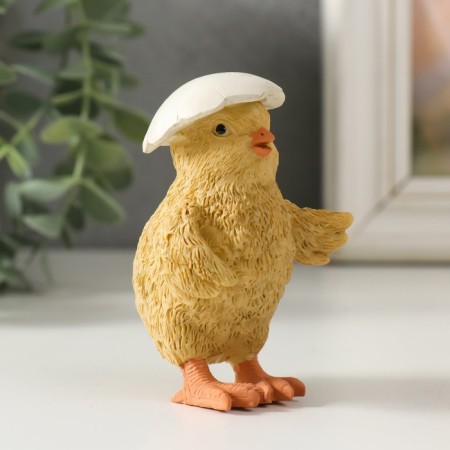 Polystone souvenir "Chicken under a shell" 8.5x5x5.5 cm-3