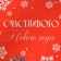 Square Packet "Happiness in the New Year", 20 x 20 x 20 cm, New Year
