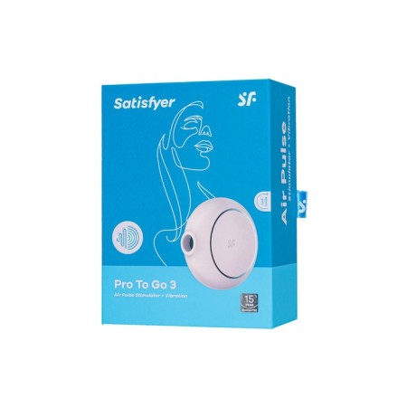 Satiffyer Pro to Go 3 vacuum clitoris stimulator, pink color-14