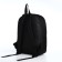 Youth backpack on lightning from textiles, external pocket, black color