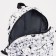 Youth backpack from lightning textiles, external pocket, penalty, white color
