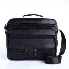 Male bag, black color