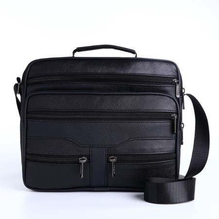 Male bag, black color