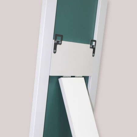 Mirror "Oliver", floor, 33x120 cm, in a white frame-5