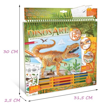 Dinosart coloring set-7