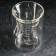 Glass glass with double walls Magistro "Male Figure", 200 ml