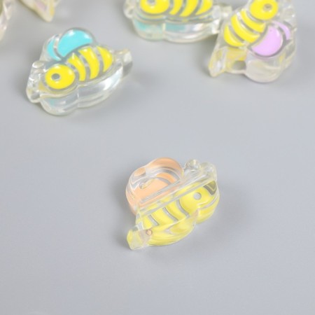 Busina plastic "Summer breeze. Bee" Gloss Mix 2.3x1.5x0.9 cm-2