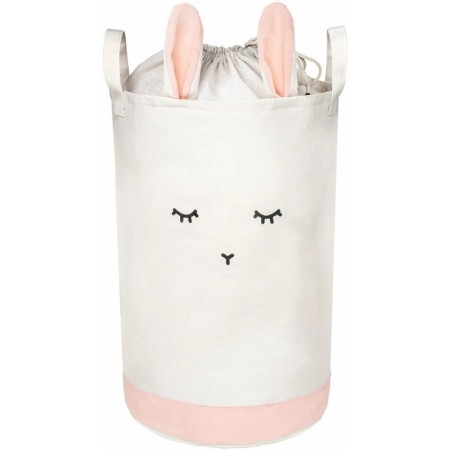 Bag-mech for toys "Rabbit", on a weight, 35x35x52 cm, pink