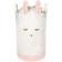 Bag-mech for toys "Rabbit", on a weight, 35x35x52 cm, pink