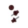 Roofing screws, Haupt 5.5x19 Ral3005, Red wine 250 pcs