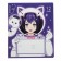 Notebook of 12 sheets in the Erichkrause "Space Anime", selective UV-lace