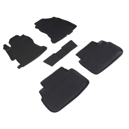 Rubber rugs with a high side for Subaru XV, II, 2017-N.V.