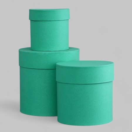 Set of hats 3 in 1 green, 16.5 x 16 - 10.5 x 11 cm
